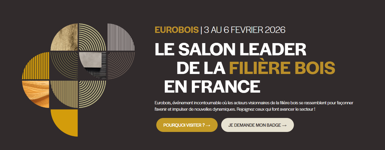 Invitation au Salon Eurobois Lyon Eurexpo 2026